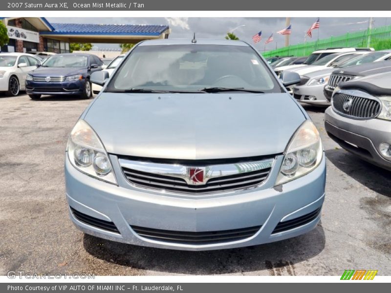 Ocean Mist Metallic / Tan 2007 Saturn Aura XE