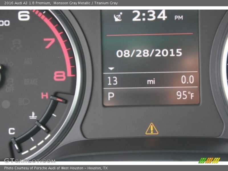 Monsoon Gray Metallic / Titanium Gray 2016 Audi A3 1.8 Premium