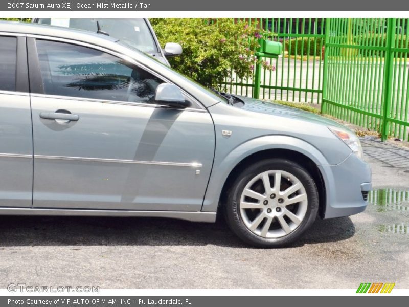 Ocean Mist Metallic / Tan 2007 Saturn Aura XE