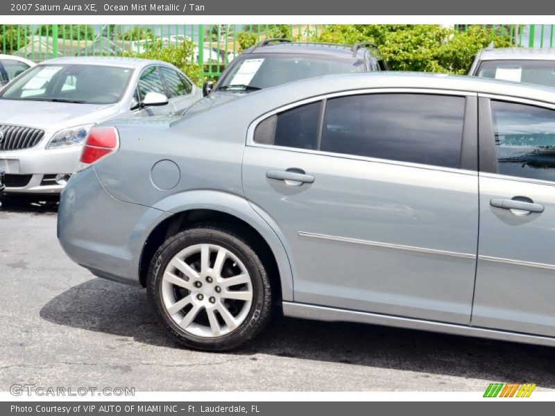 Ocean Mist Metallic / Tan 2007 Saturn Aura XE