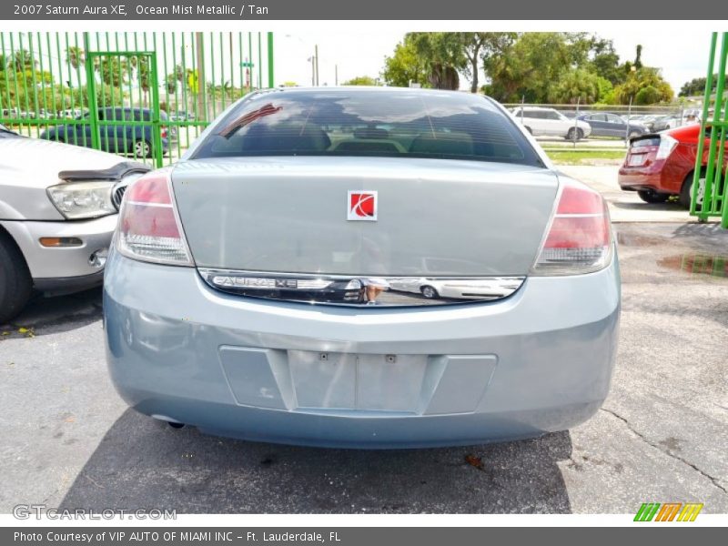 Ocean Mist Metallic / Tan 2007 Saturn Aura XE
