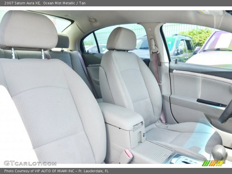 Ocean Mist Metallic / Tan 2007 Saturn Aura XE