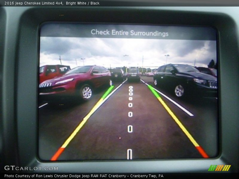 Bright White / Black 2016 Jeep Cherokee Limited 4x4