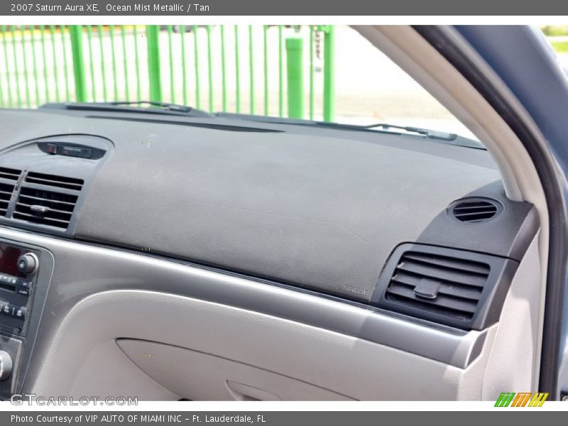 Ocean Mist Metallic / Tan 2007 Saturn Aura XE