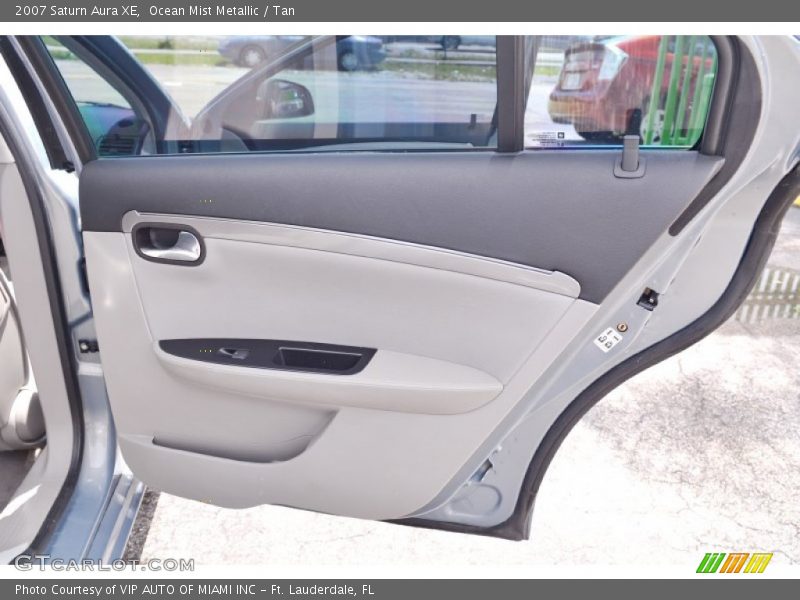 Ocean Mist Metallic / Tan 2007 Saturn Aura XE