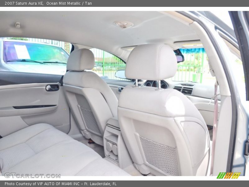 Ocean Mist Metallic / Tan 2007 Saturn Aura XE