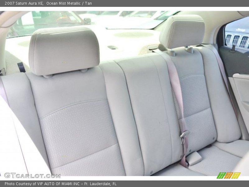 Ocean Mist Metallic / Tan 2007 Saturn Aura XE