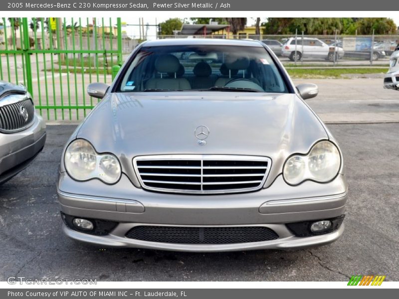 Pewter Silver Metallic / Ash 2005 Mercedes-Benz C 230 Kompressor Sedan