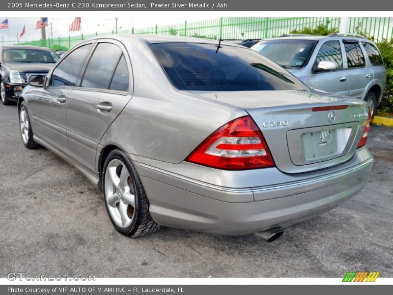 Pewter Silver Metallic / Ash 2005 Mercedes-Benz C 230 Kompressor Sedan