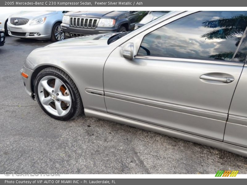 Pewter Silver Metallic / Ash 2005 Mercedes-Benz C 230 Kompressor Sedan