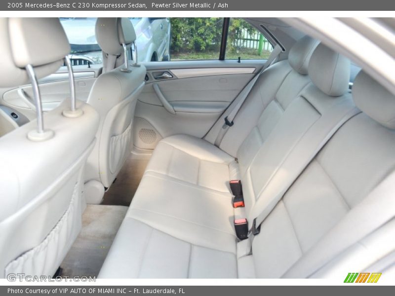 Rear Seat of 2005 C 230 Kompressor Sedan