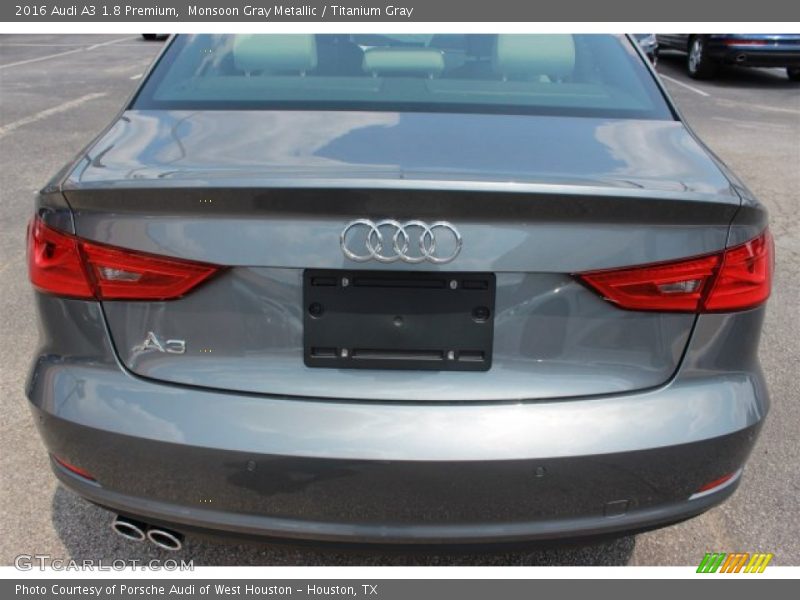 Monsoon Gray Metallic / Titanium Gray 2016 Audi A3 1.8 Premium