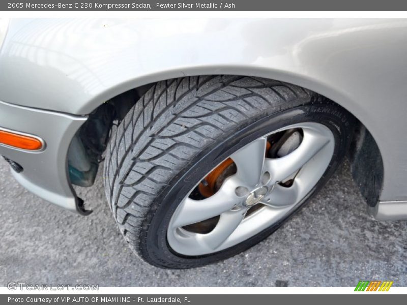 Pewter Silver Metallic / Ash 2005 Mercedes-Benz C 230 Kompressor Sedan