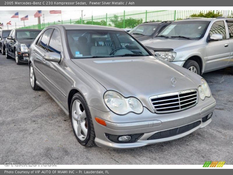 Pewter Silver Metallic / Ash 2005 Mercedes-Benz C 230 Kompressor Sedan