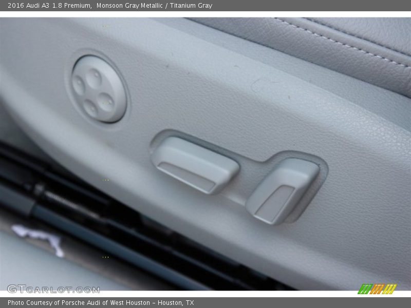 Monsoon Gray Metallic / Titanium Gray 2016 Audi A3 1.8 Premium