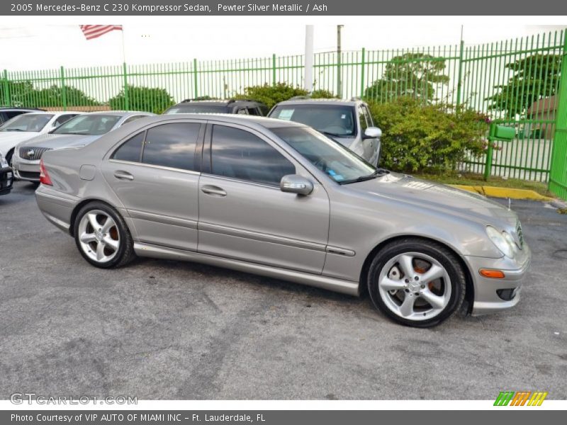 Pewter Silver Metallic / Ash 2005 Mercedes-Benz C 230 Kompressor Sedan