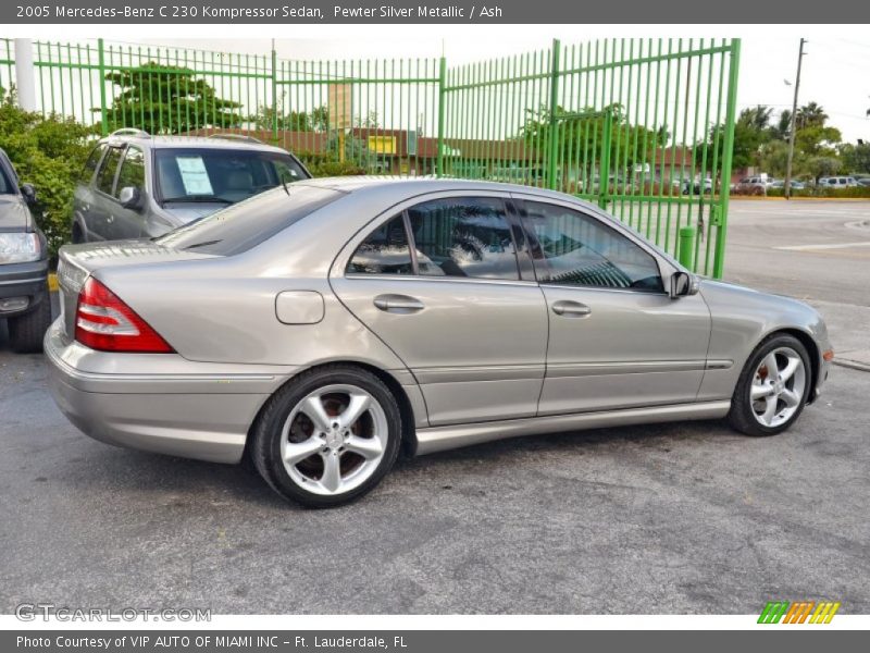 Pewter Silver Metallic / Ash 2005 Mercedes-Benz C 230 Kompressor Sedan