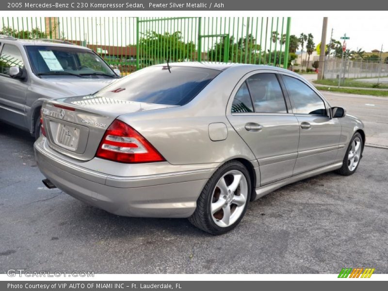 Pewter Silver Metallic / Ash 2005 Mercedes-Benz C 230 Kompressor Sedan