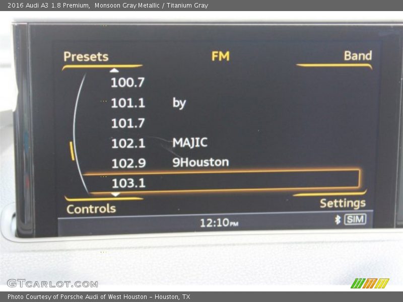 Monsoon Gray Metallic / Titanium Gray 2016 Audi A3 1.8 Premium