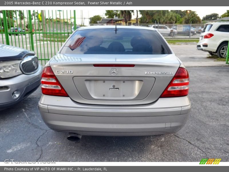 Pewter Silver Metallic / Ash 2005 Mercedes-Benz C 230 Kompressor Sedan