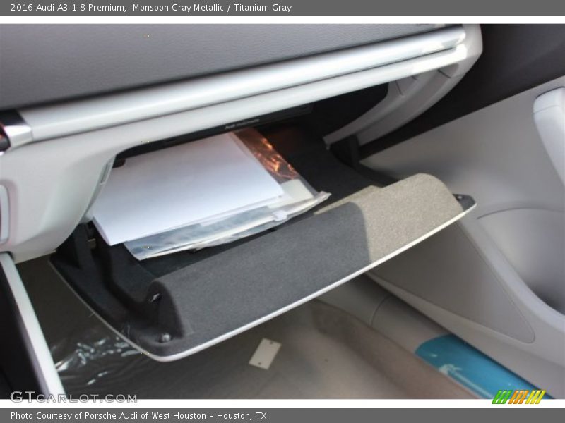 Monsoon Gray Metallic / Titanium Gray 2016 Audi A3 1.8 Premium