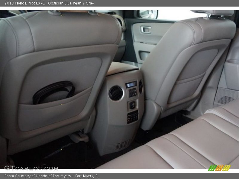 Obsidian Blue Pearl / Gray 2013 Honda Pilot EX-L