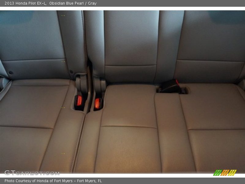 Obsidian Blue Pearl / Gray 2013 Honda Pilot EX-L