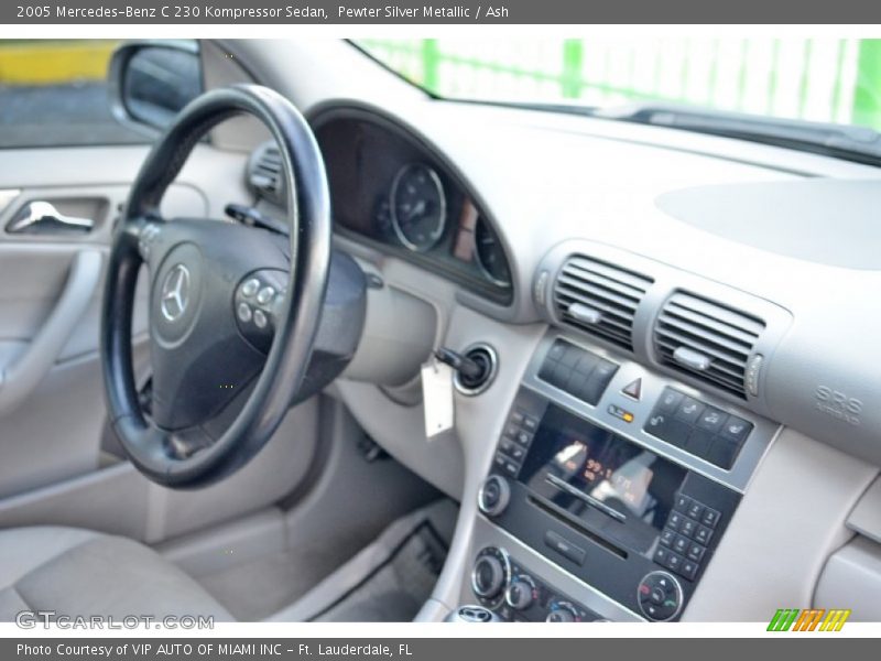 Pewter Silver Metallic / Ash 2005 Mercedes-Benz C 230 Kompressor Sedan