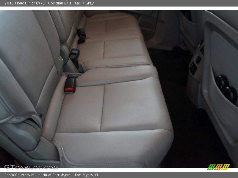 Obsidian Blue Pearl / Gray 2013 Honda Pilot EX-L