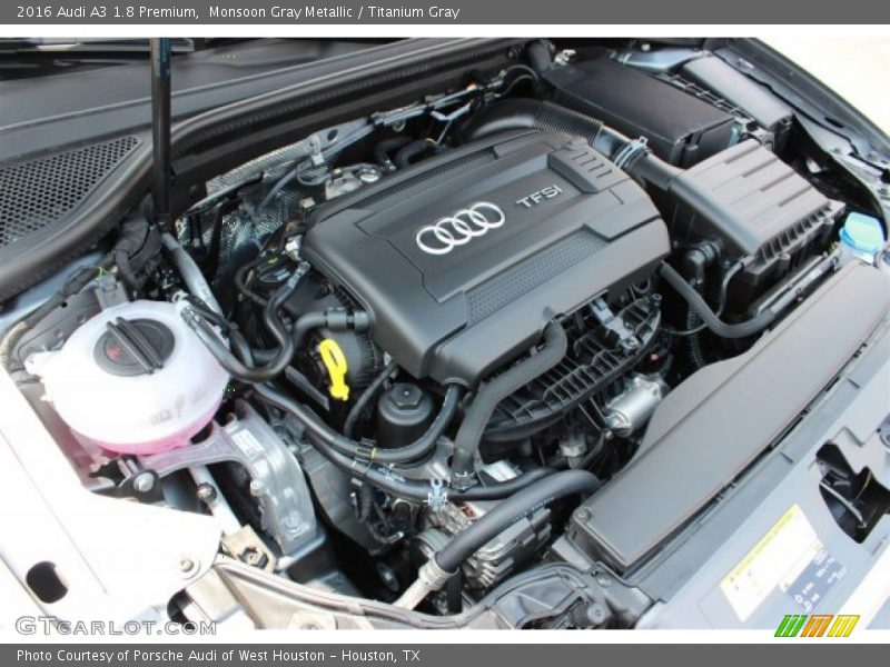  2016 A3 1.8 Premium Engine - 1.8 Liter Turbocharged/TFSI DOHC 16-Valve VVT 4 Cylinder