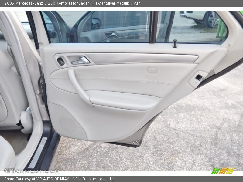 Pewter Silver Metallic / Ash 2005 Mercedes-Benz C 230 Kompressor Sedan