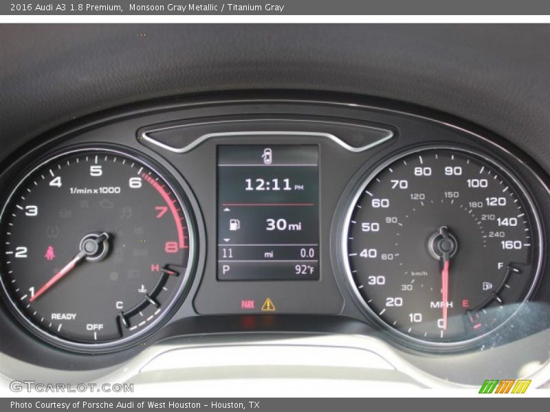  2016 A3 1.8 Premium 1.8 Premium Gauges