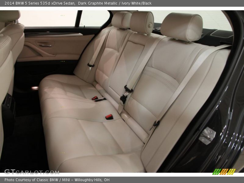 Rear Seat of 2014 5 Series 535d xDrive Sedan