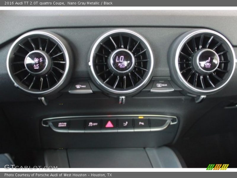 Controls of 2016 TT 2.0T quattro Coupe