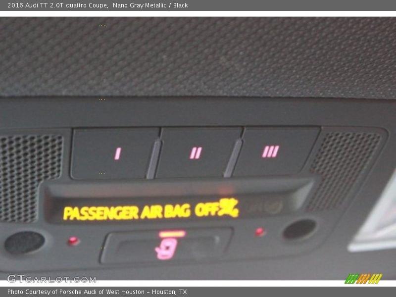 Nano Gray Metallic / Black 2016 Audi TT 2.0T quattro Coupe