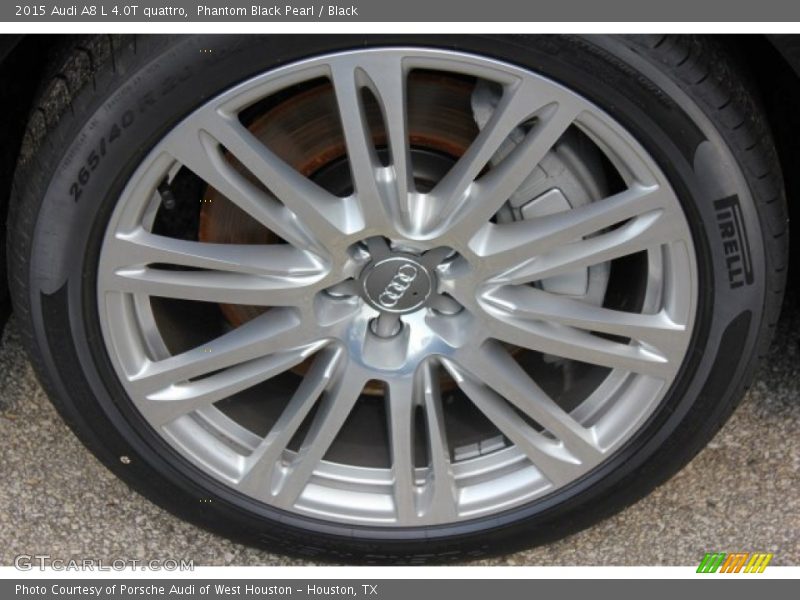 Phantom Black Pearl / Black 2015 Audi A8 L 4.0T quattro