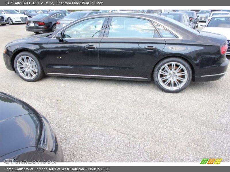 Phantom Black Pearl / Black 2015 Audi A8 L 4.0T quattro