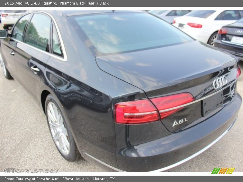 Phantom Black Pearl / Black 2015 Audi A8 L 4.0T quattro