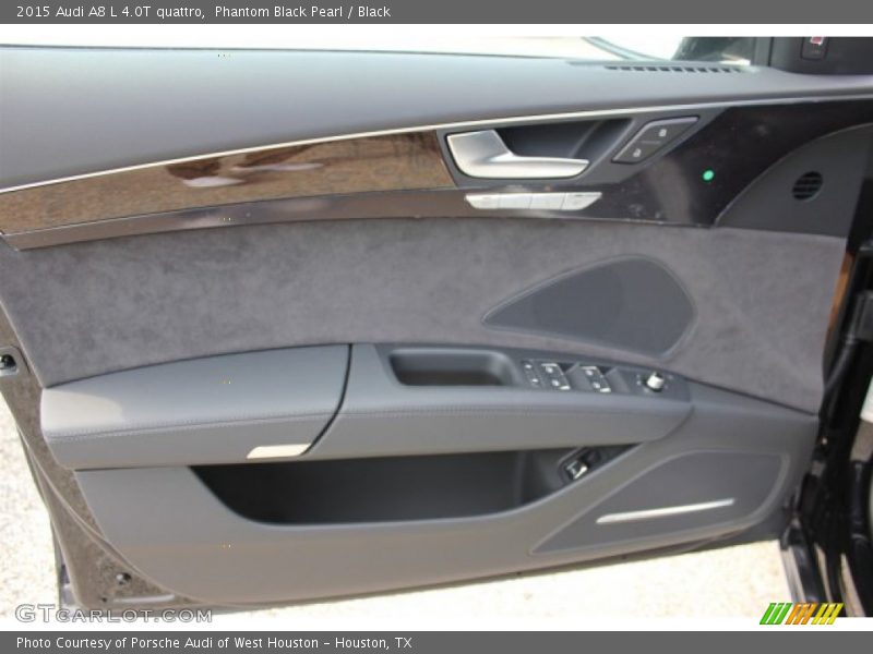 Phantom Black Pearl / Black 2015 Audi A8 L 4.0T quattro