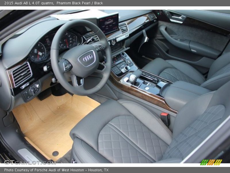 Phantom Black Pearl / Black 2015 Audi A8 L 4.0T quattro