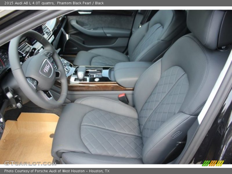 Phantom Black Pearl / Black 2015 Audi A8 L 4.0T quattro