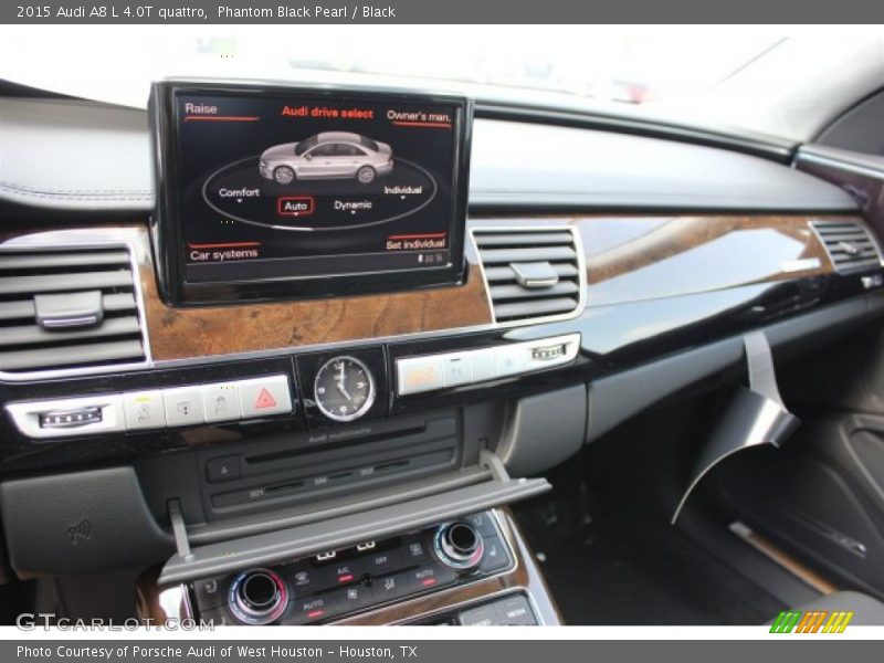 Phantom Black Pearl / Black 2015 Audi A8 L 4.0T quattro