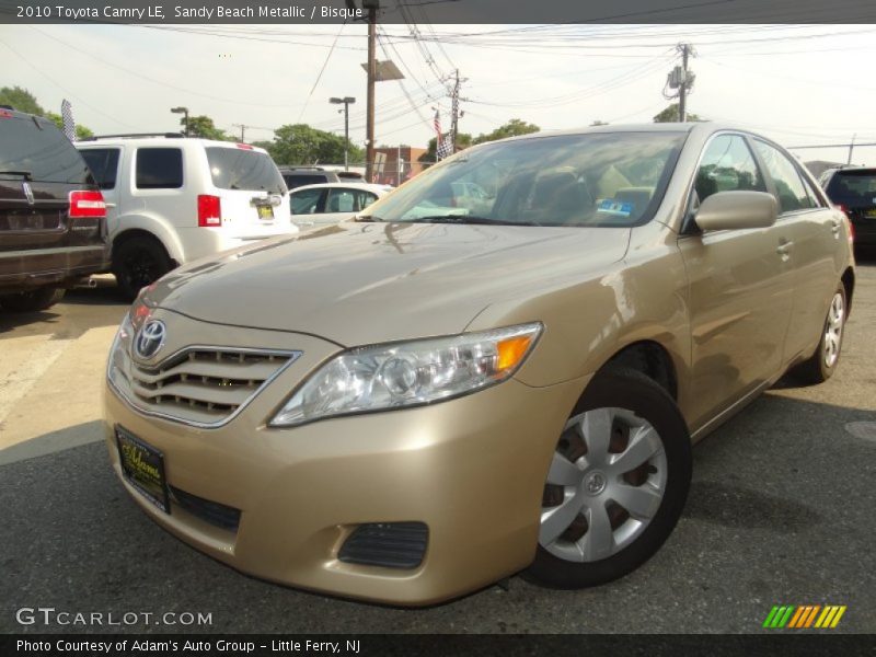Sandy Beach Metallic / Bisque 2010 Toyota Camry LE