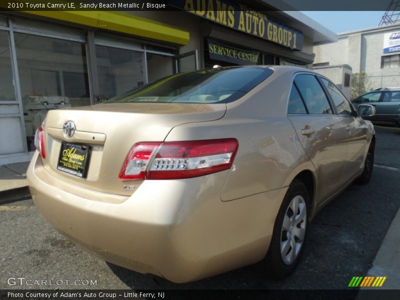 Sandy Beach Metallic / Bisque 2010 Toyota Camry LE