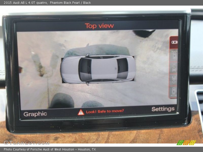 Phantom Black Pearl / Black 2015 Audi A8 L 4.0T quattro