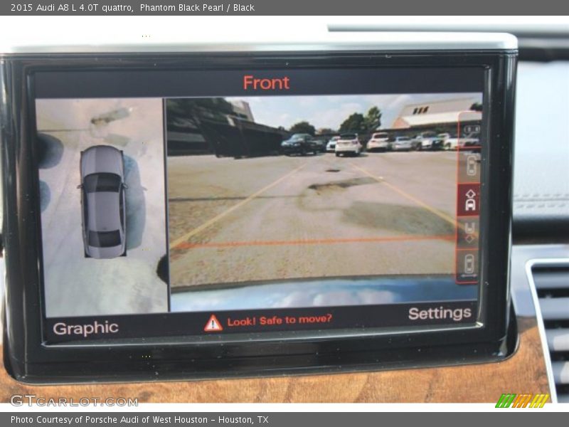 Phantom Black Pearl / Black 2015 Audi A8 L 4.0T quattro