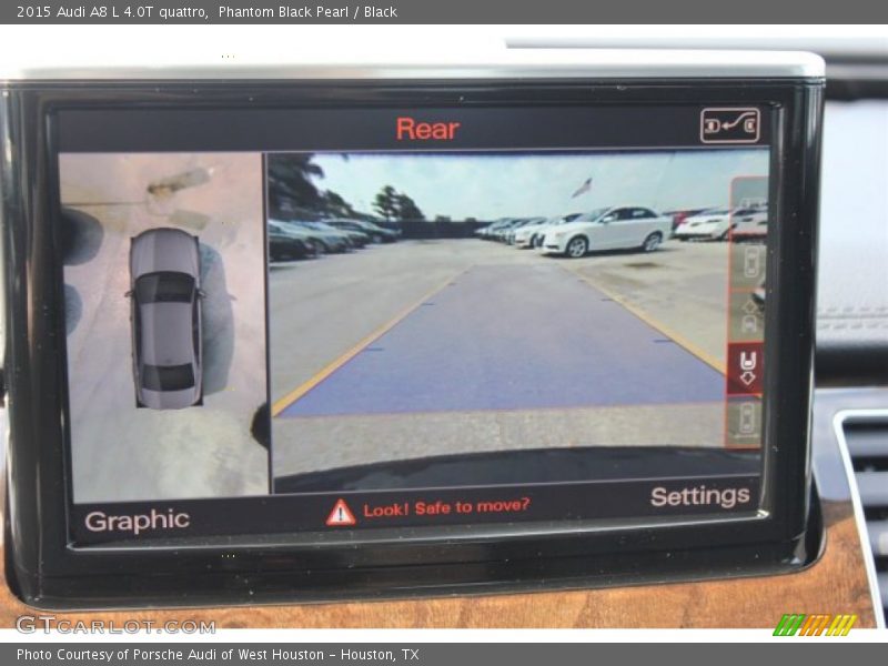 Phantom Black Pearl / Black 2015 Audi A8 L 4.0T quattro