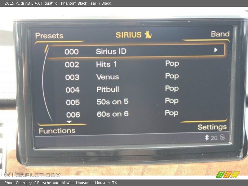 Phantom Black Pearl / Black 2015 Audi A8 L 4.0T quattro