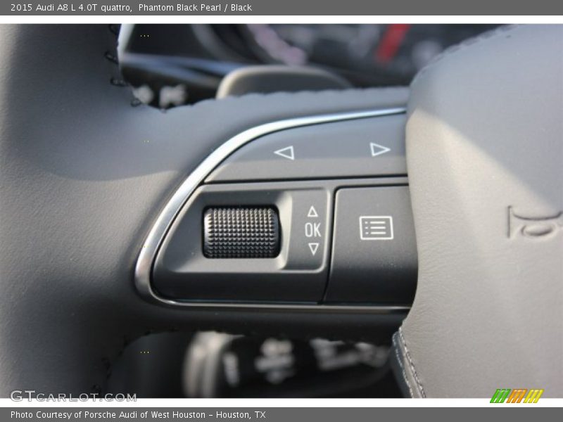 Phantom Black Pearl / Black 2015 Audi A8 L 4.0T quattro