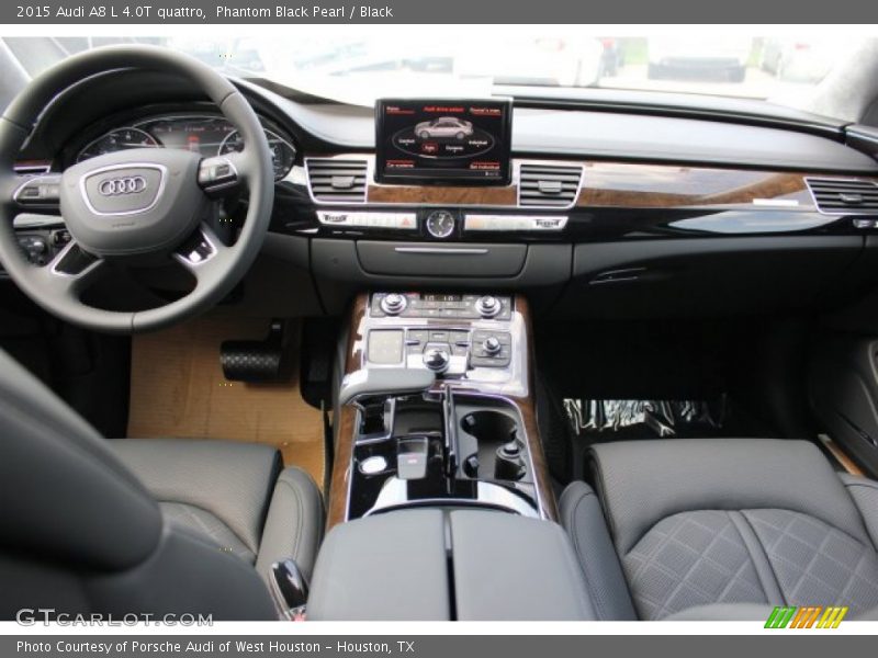 Phantom Black Pearl / Black 2015 Audi A8 L 4.0T quattro